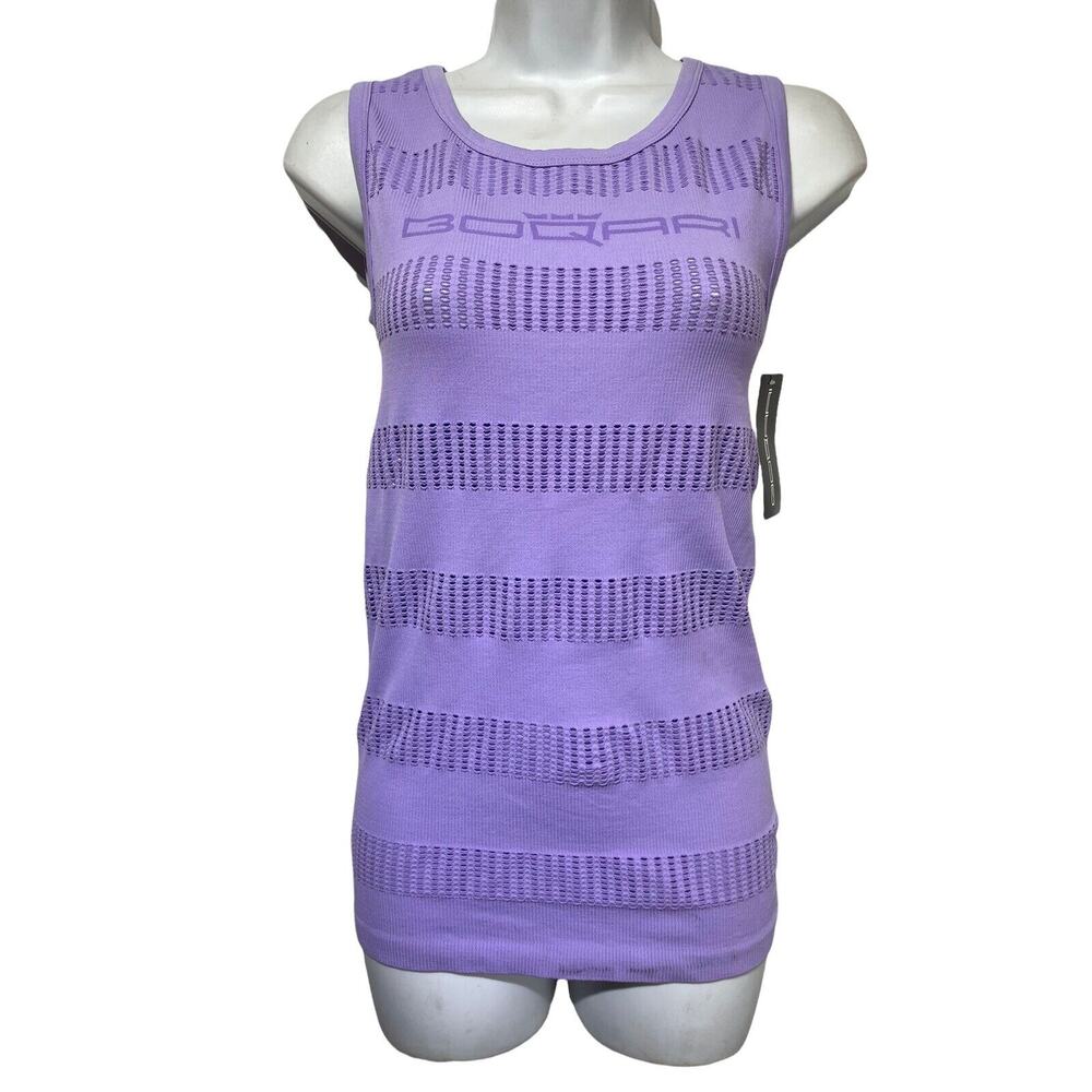 boqari seamless lavender purple mesh tank top Size S/M